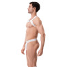 Barcode Berlin Harnais élastique Leonsh Blanc